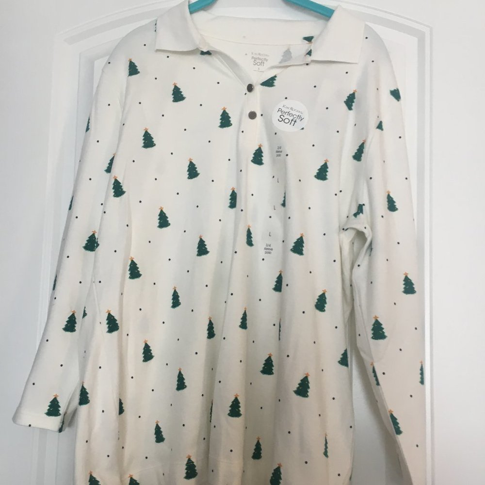 Kim Rogers 3/4 sleeve blouse, size Large